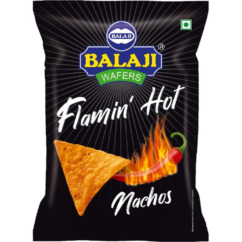 Balaji Wafers Nachos Flaming Hot 140g