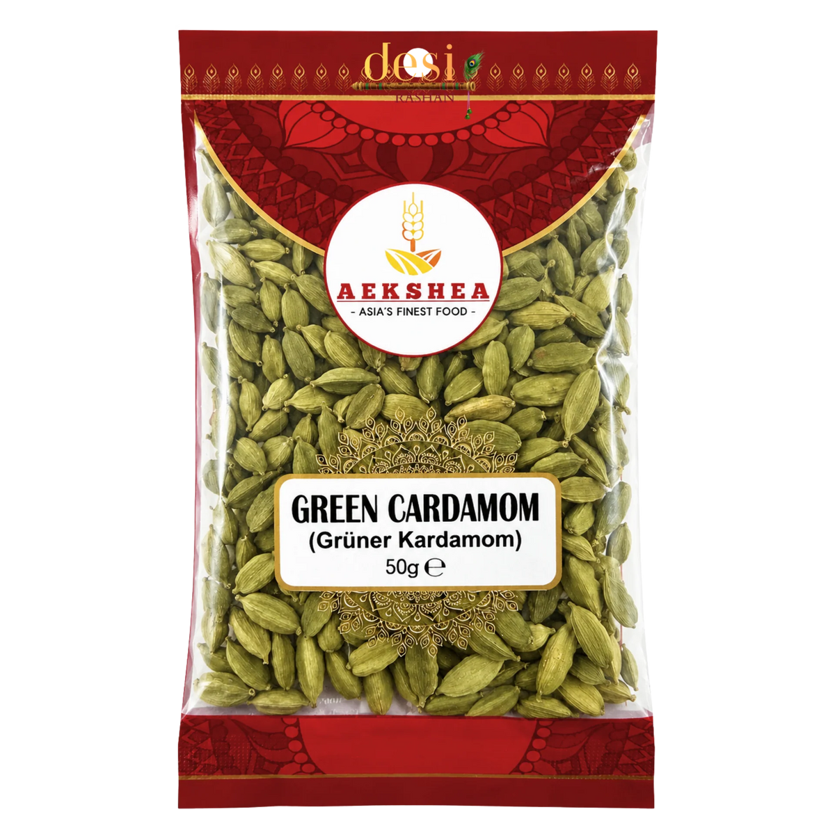 Aekshea Green Cardamons 50g