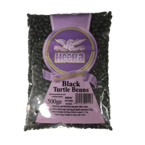 Heera Black Turtle Beans 500g