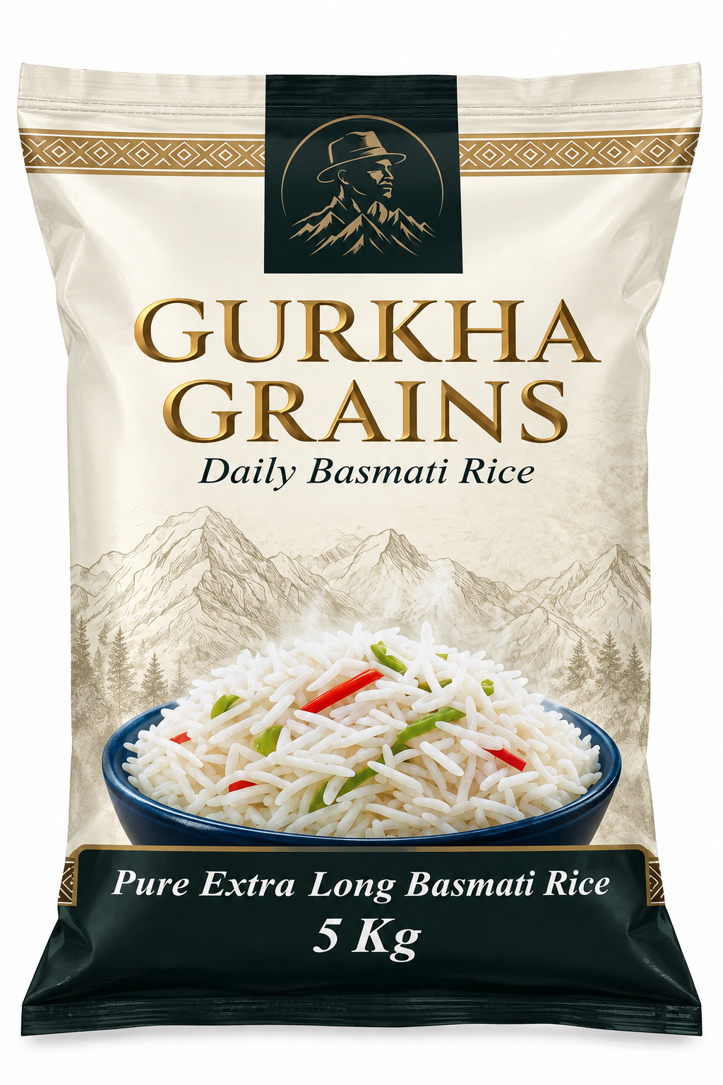 Gurkha Grains Daily Basmati Rice 5kg