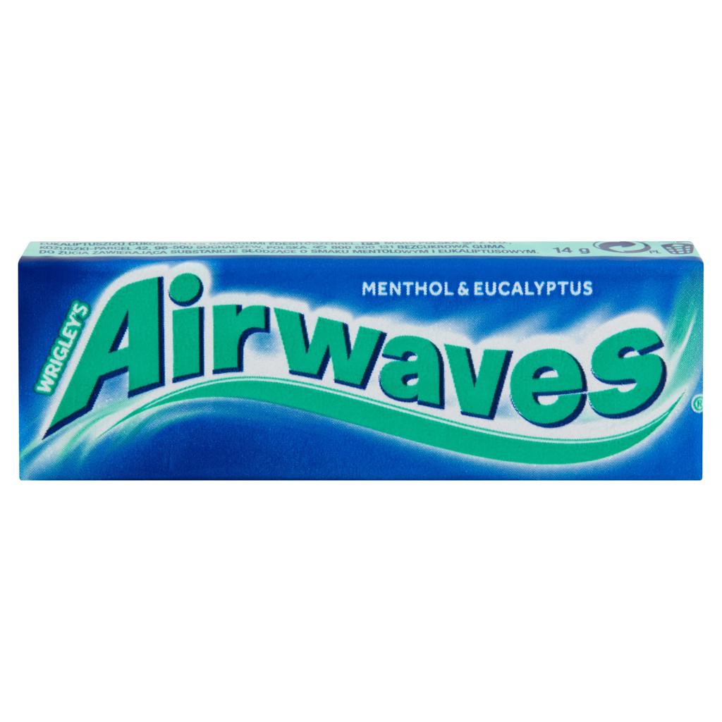 Airwaves Žvakaća Guma Menthol-Eukaliptus 14g