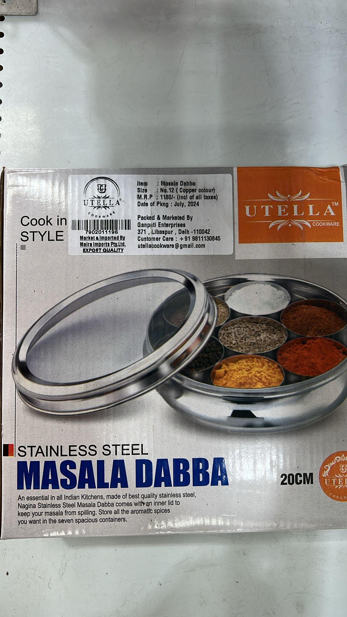 Utella Stainless Steel Masala Dabba 1 pcs