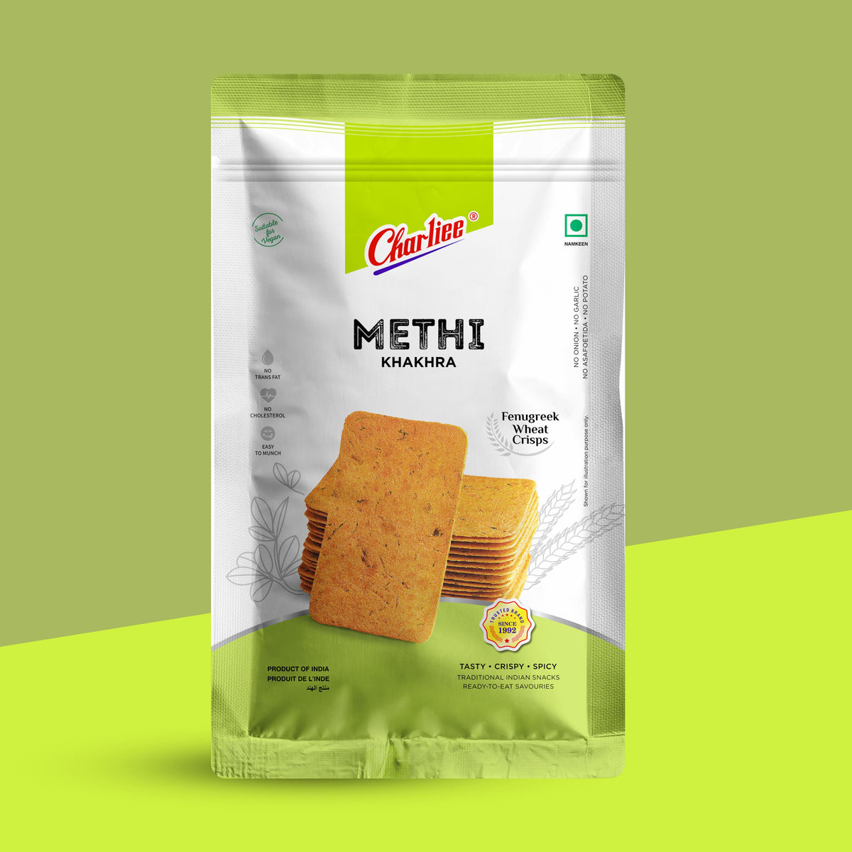 Charliee Mobile Khakra Methi 150g