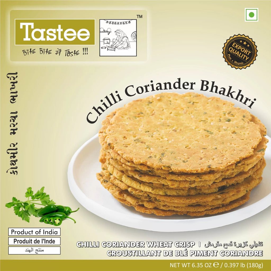 Tastee Bhakhari s čilijem i korijanderom 180 g