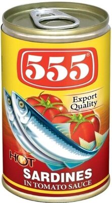 555 Sardines In Tomato  in Hot Sauce