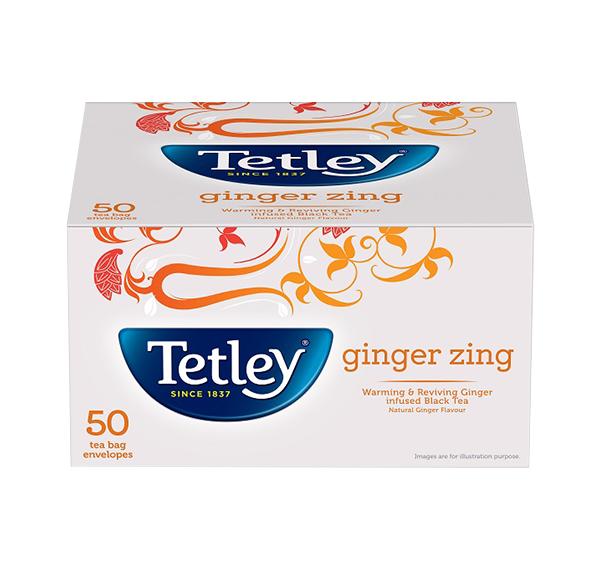 Tetley Ginger Chai 50 Tea Bags 200g