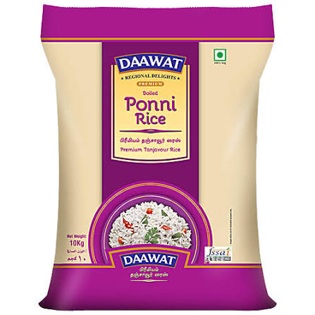 Daawat Ponni kuhana riža 10 kg