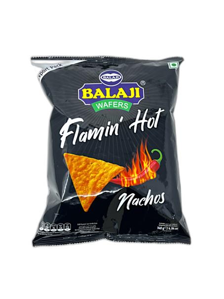 Balaji Wafers Nachos Flaming Hot 140g