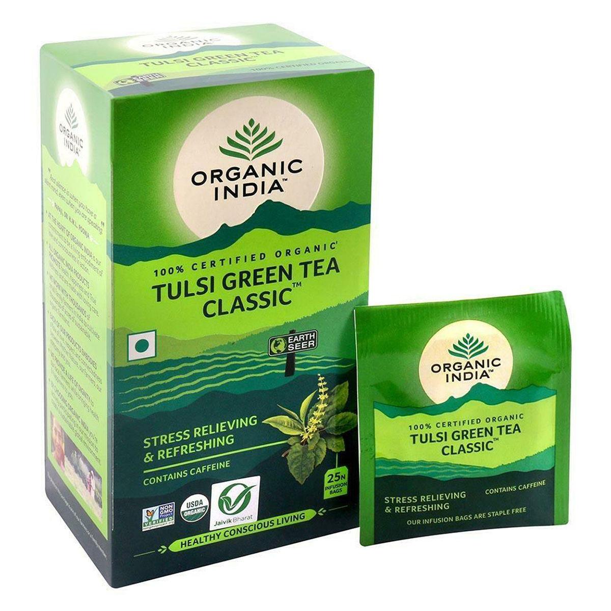 Organic India Tulsi Green Tea Classic