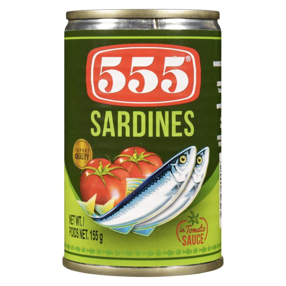 555 Sardines In Tomato Sauce 155 g