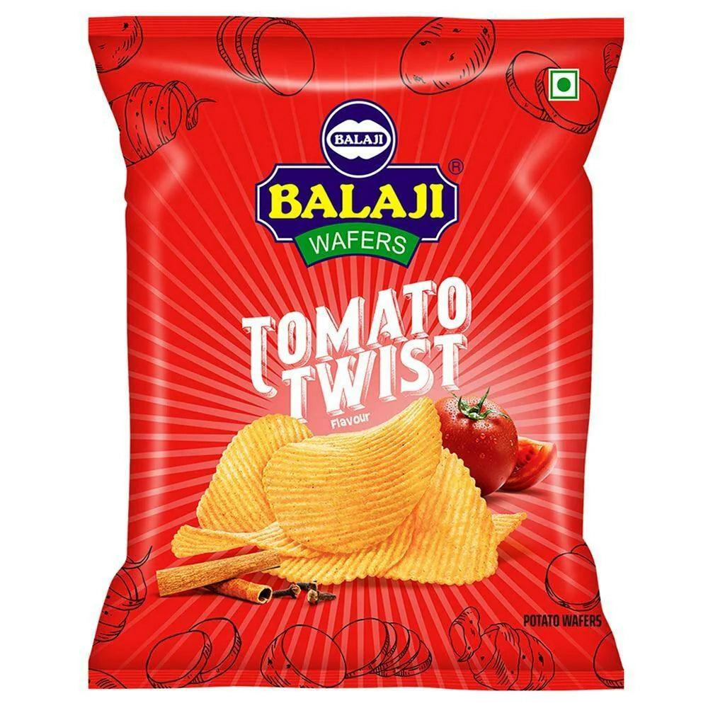 Balaji Wafers Crunchem Twist rajčica 135g